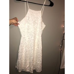 White lace dress